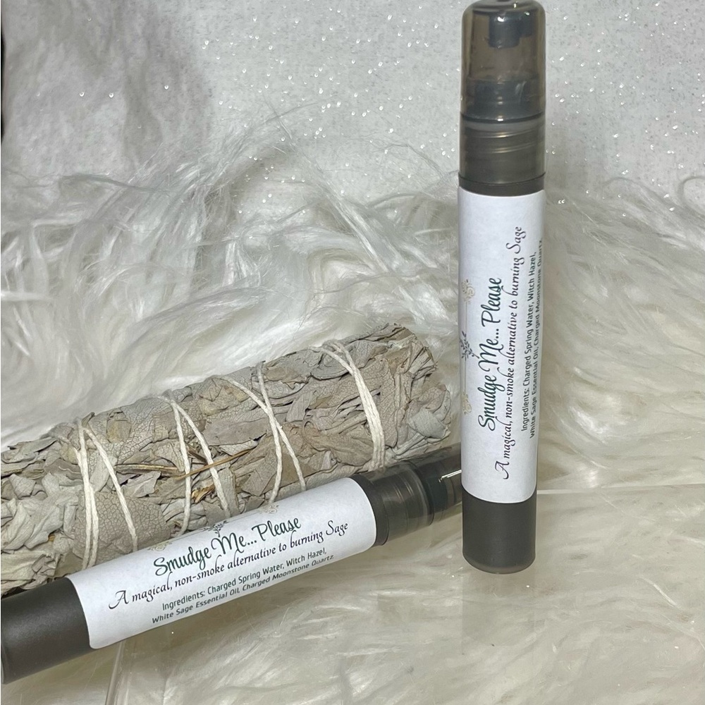 10mL “Smudge Me Please”-White Sage Cleansing Purse/Pocket Mini “On the Go” Spray